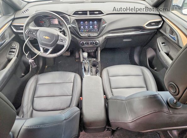 KL79MVSL3PB173345 2023 CHEVROLET TRAILBLAZER White Widok deski rozdzielczej