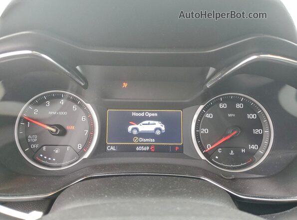 KL79MVSL6NB097441 2022 CHEVROLET TRAILBLAZER Коричневый Вид щитка приборов