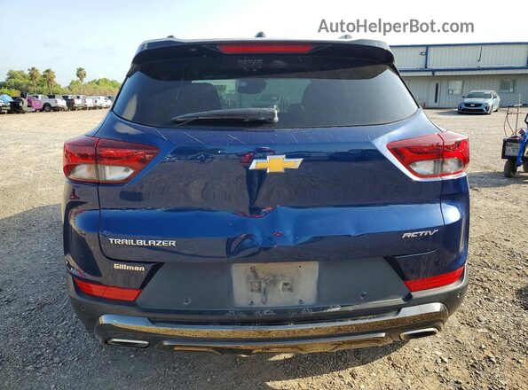 KL79MVSL8NB099224 2022 CHEVROLET TRAILBLAZER Blue Հետևի տեսք