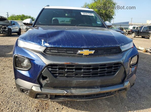 KL79MVSL8NB099224 2022 CHEVROLET TRAILBLAZER Blue Դիմացի տեսք