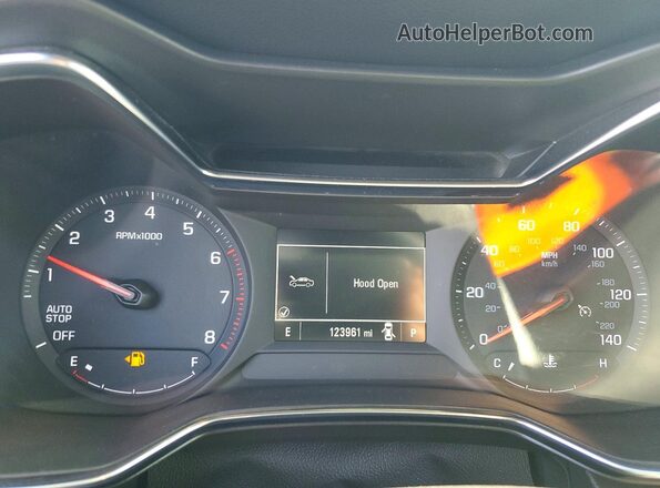 KL79MVSL8NB099224 2022 CHEVROLET TRAILBLAZER Blue Սարքավորումների վահանակի տեսք