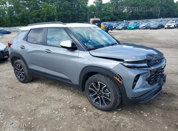 KL79MVSL8RB053883 2024 CHEVROLET TRAILBLAZER Gray Передня права чверть