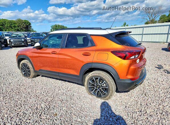 KL79MVSLXPB083710 2023 CHEVROLET TRAILBLAZER Orange Trasero izquierdo