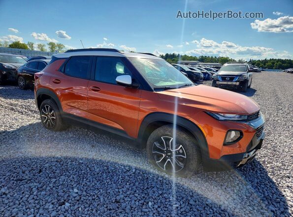 KL79MVSLXPB083710 2023 CHEVROLET TRAILBLAZER Orange Delantero derecho