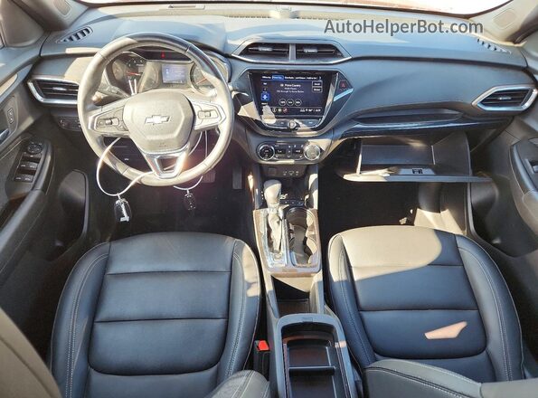 KL79MVSLXPB083710 2023 CHEVROLET TRAILBLAZER Orange Vista del salpicadero