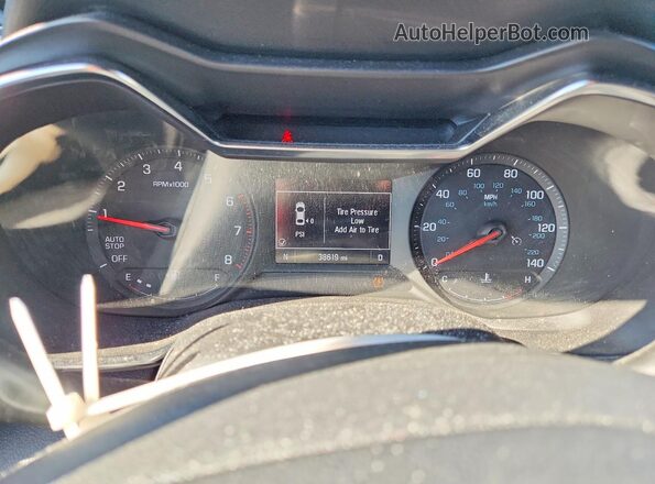 KL79MVSLXPB083710 2023 CHEVROLET TRAILBLAZER Orange Vista del cuadro de instrumentos