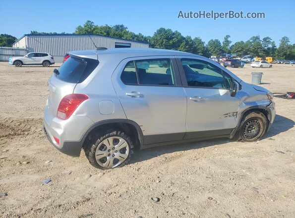KL7CJKSB0HB185457 2017 CHEVROLET TRAX Silver Հետևի աջ