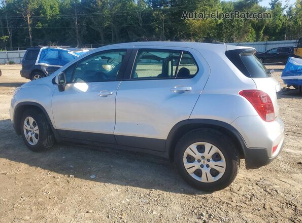 KL7CJKSB0HB185457 2017 CHEVROLET TRAX Silver Հետևի ձախ
