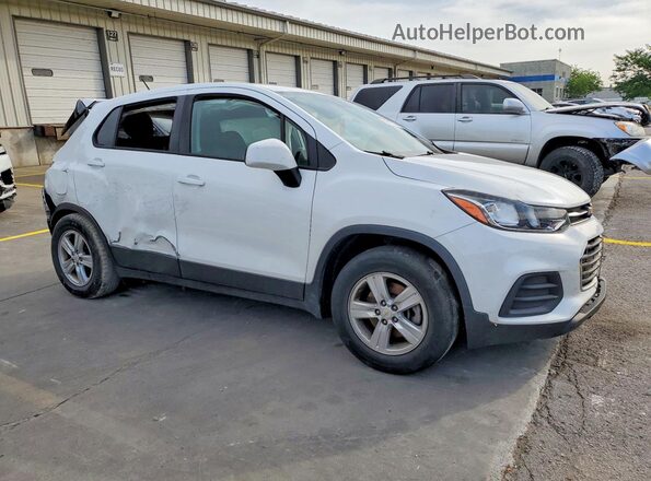 KL7CJKSB1LB323046 2020 CHEVROLET TRAX Белый Передняя правая четверть