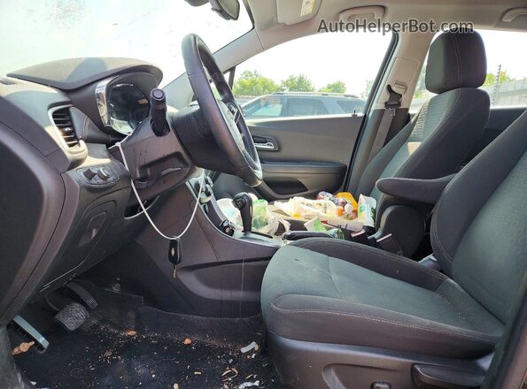 KL7CJKSB1LB332717 2020 CHEVROLET TRAX Черный Вид салона спереди