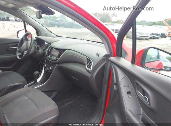 KL7CJKSB1LB353955 2020 CHEVROLET TRAX Red Вид салону спереду
