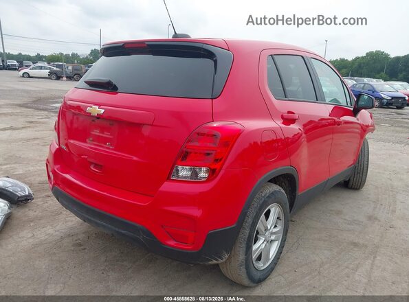 KL7CJKSB1LB353955 2020 CHEVROLET TRAX Red Задня права чверть