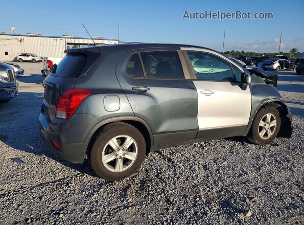 KL7CJKSB1MB306779 2021 CHEVROLET TRAX Gray Trasero derecho