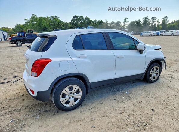 KL7CJKSB3HB055964 2017 CHEVROLET TRAX White Delantero derecho