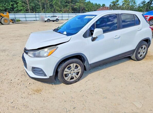KL7CJKSB3HB055964 2017 CHEVROLET TRAX White Trasero izquierdo