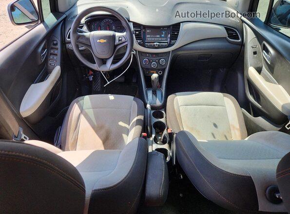 KL7CJKSB3HB055964 2017 CHEVROLET TRAX White Vista del cuadro de instrumentos