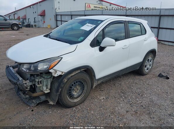 KL7CJKSB3JB578178 2018 CHEVROLET TRAX White Передня ліва чверть