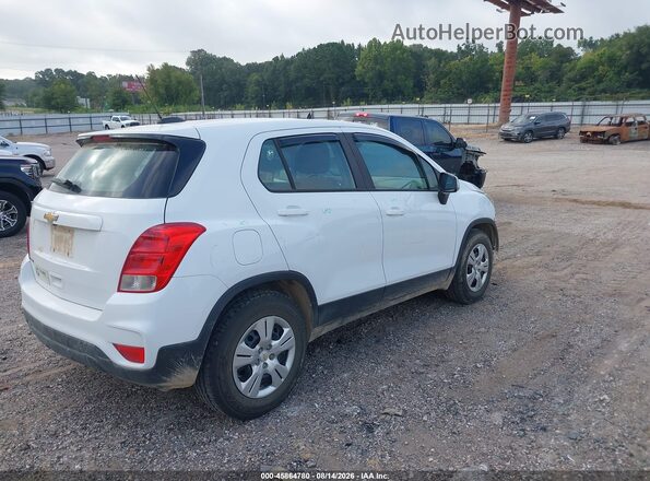 KL7CJKSB3JB578178 2018 CHEVROLET TRAX White Задня права чверть