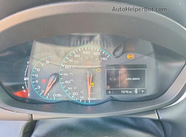 KL7CJKSB5MB310480 2021 CHEVROLET TRAX Black Vista del cuadro de instrumentos
