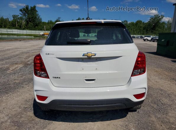 KL7CJKSB7HB252314 2017 CHEVROLET TRAX White Widok z tyłu
