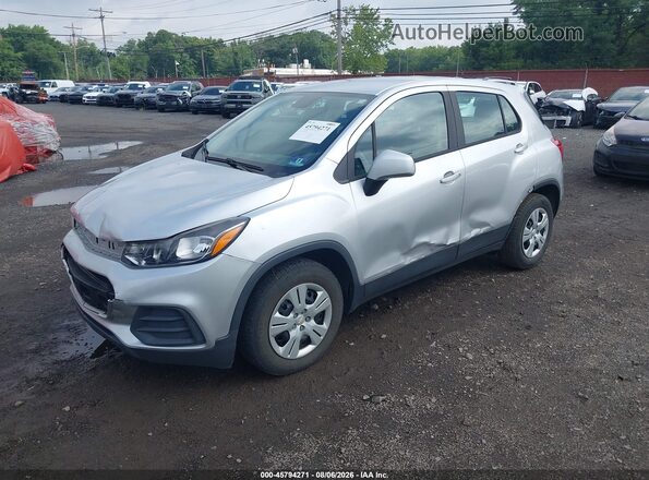 KL7CJKSB8HB130951 2017 CHEVROLET TRAX Silver 
