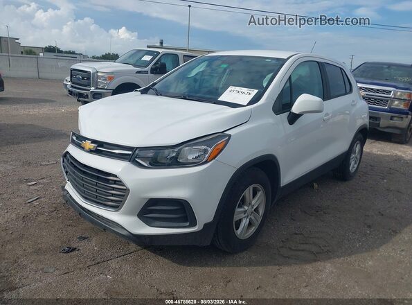 KL7CJKSB8LB073336 2020 CHEVROLET TRAX White Առջևի ձախ երեք քառորդ տեսարան