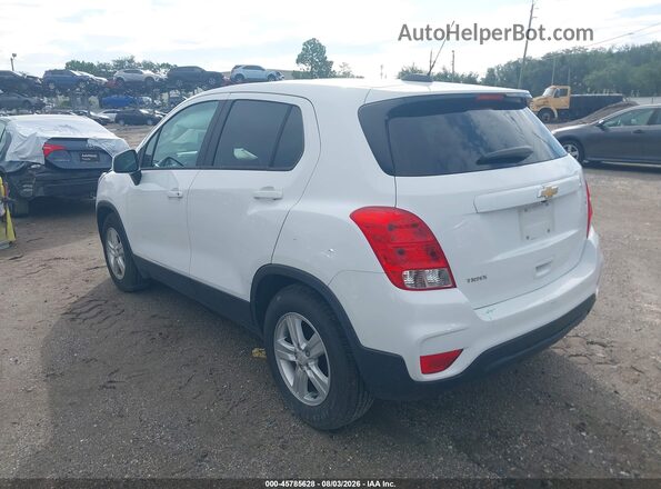 KL7CJKSB8LB073336 2020 CHEVROLET TRAX White Հետևի ձախ
