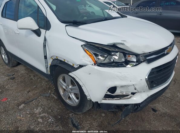 KL7CJKSB8LB073336 2020 CHEVROLET TRAX White Դիմացի տեսք