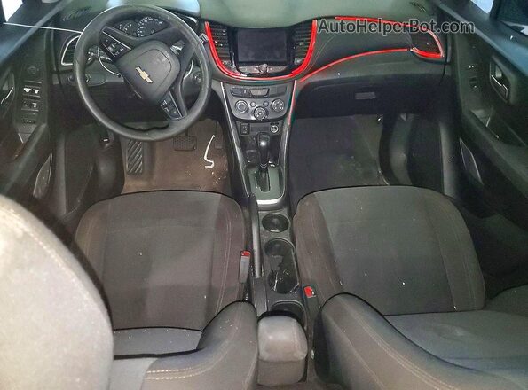 KL7CJKSB8LB085910 2020 CHEVROLET TRAX White წინა პანელის ხედი