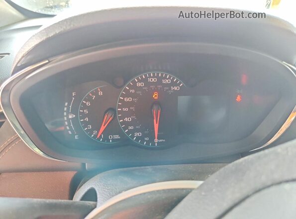 KL7CJKSB8LB317731 2020 CHEVROLET TRAX Белый Вид щитка приборов