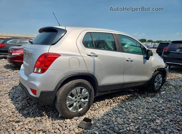 KL7CJKSB9JB733672 2018 CHEVROLET TRAX Silver Հետևի աջ