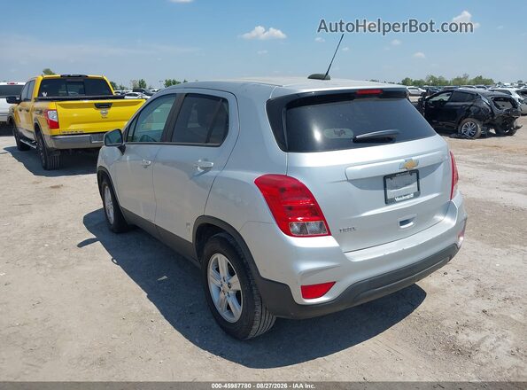 KL7CJKSB9LB035145 2020 CHEVROLET TRAX Silver Trasero izquierdo