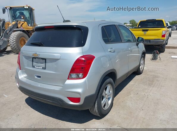 KL7CJKSB9LB035145 2020 CHEVROLET TRAX Silver Trasero derecho