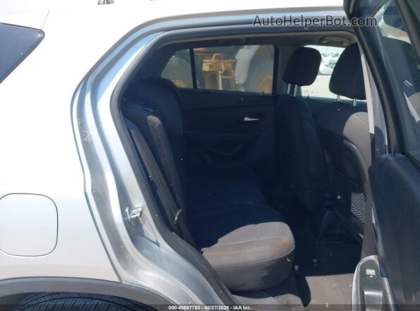 KL7CJKSB9LB035145 2020 CHEVROLET TRAX Silver Vista de la etiqueta del VIN