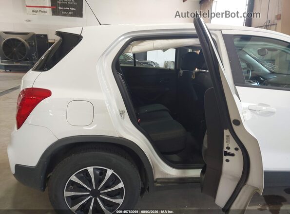KL7CJKSBXHB201924 2017 CHEVROLET TRAX White Widok naklejki z numerem VIN