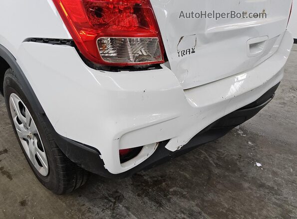 KL7CJKSBXJB721689 2018 CHEVROLET TRAX White 