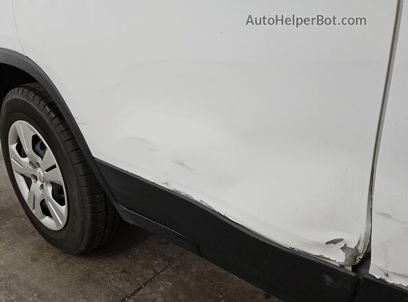 KL7CJKSBXJB721689 2018 CHEVROLET TRAX White 