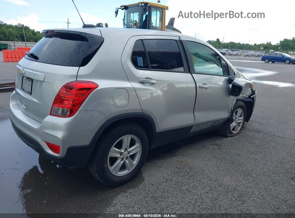 KL7CJKSM6NB526745 2022 CHEVROLET TRAX Silver Trasero derecho