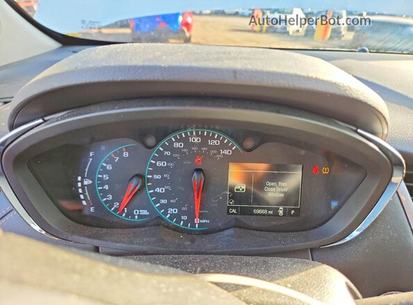 KL7CJLSB0HB136734 2017 CHEVROLET TRAX White Vista del cuadro de instrumentos