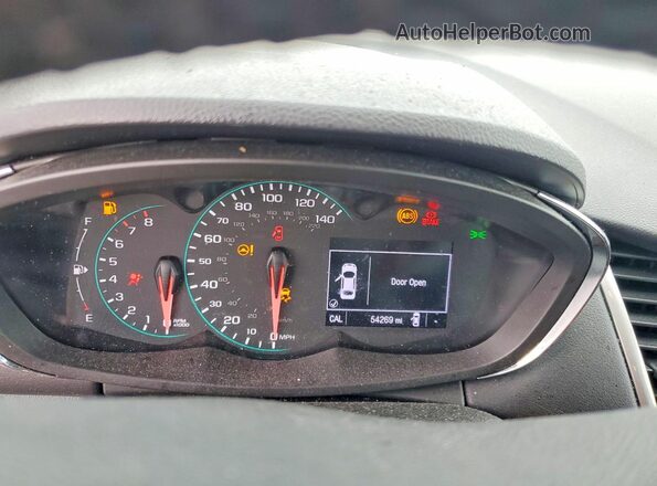 KL7CJLSB0LB064491 2020 CHEVROLET TRAX White Սարքավորումների վահանակի տեսք
