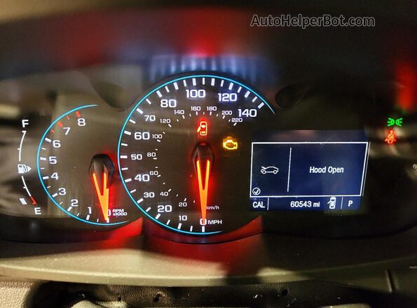 KL7CJLSB1HB223638 2017 CHEVROLET TRAX White Instrument cluster view