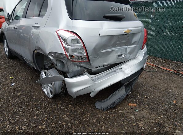 KL7CJLSB1KB960443 2019 CHEVROLET TRAX Silver წინა ხედი