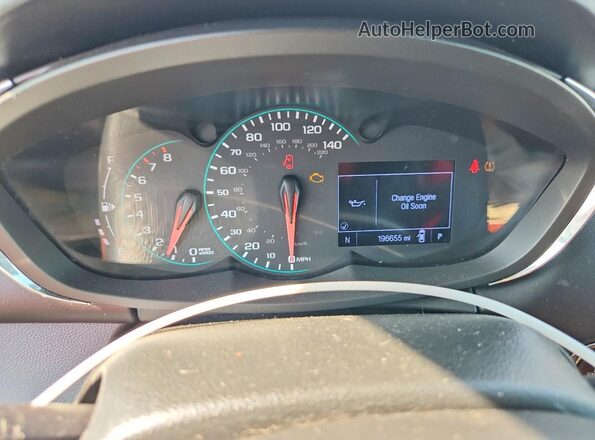 KL7CJLSB2KB871500 2019 CHEVROLET TRAX Серебряный Вид щитка приборов