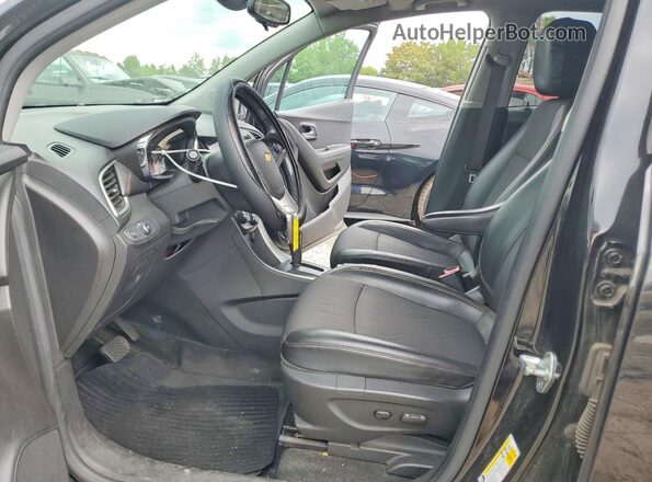 KL7CJLSB2LB009878 2020 CHEVROLET TRAX Черный Вид салона спереди