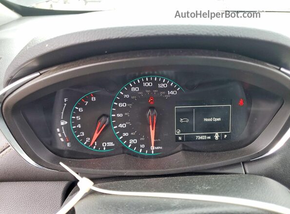KL7CJLSB2LB009878 2020 CHEVROLET TRAX Черный Вид щитка приборов