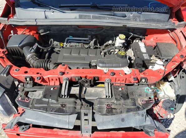 KL7CJLSB3LB342817 2020 CHEVROLET TRAX Красный Вид задней части салона