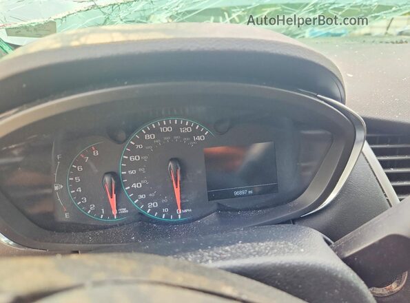 KL7CJLSB3MB353074 2021 CHEVROLET TRAX Белый Вид щитка приборов