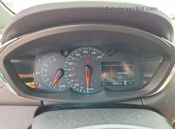 KL7CJLSB4HB197696 2017 CHEVROLET TRAX White Instrument cluster view