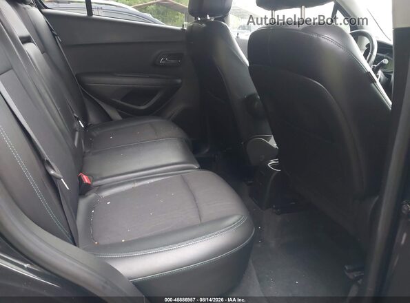 KL7CJLSB5GB736020 2016 CHEVROLET TRAX Black Widok naklejki z numerem VIN