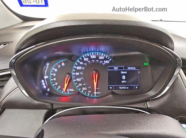 KL7CJLSB5JB507232 2018 CHEVROLET TRAX Silver Vista del cuadro de instrumentos